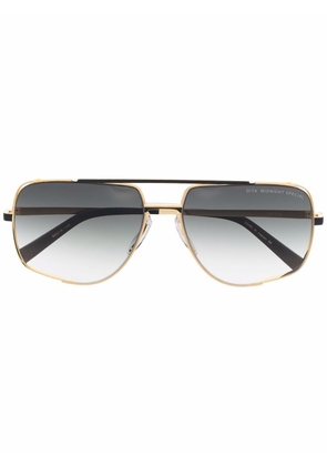 Dita Eyewear Midnight Special navigator-frame sunglasses - Gold