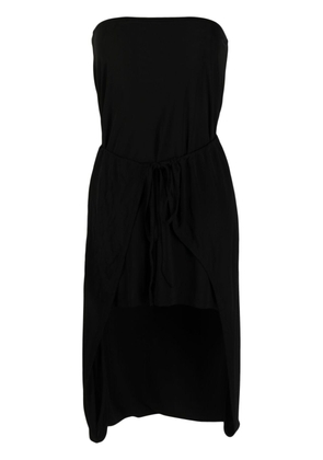 MM6 Maison Margiela layered-effect strapless dress - Black