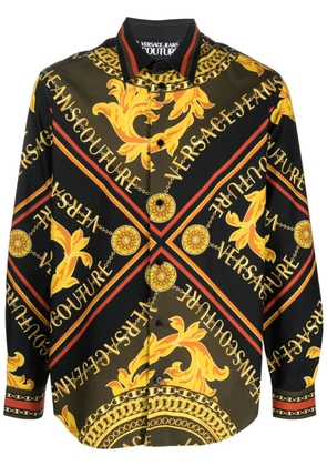 Versace Jeans Couture Chain Couture-print cotton shirt - Yellow
