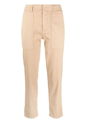 DONDUP cropped straight-leg trousers - Neutrals