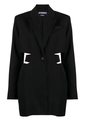 Jacquemus La robe Bari blazer mini dress - Black