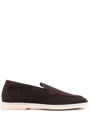 Scarosso Ludovica suede loafers - Brown