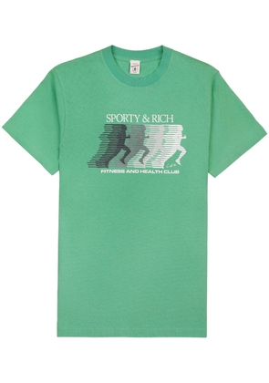 Sporty & Rich short-sleeve cotton T-shirt - Green
