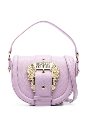 Versace Jeans Couture Baroque-buckle tote bag - Purple