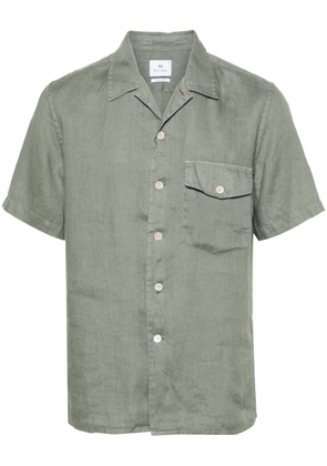 PS Paul Smith sleeveless linen shirt - Green