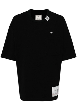 Maison MIHARA YASUHIRO logo-patch cotton T-shirt - Black