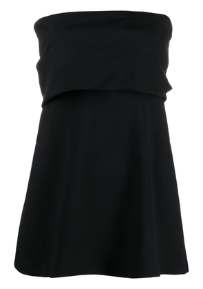 TOTEME strapless flared top - Black
