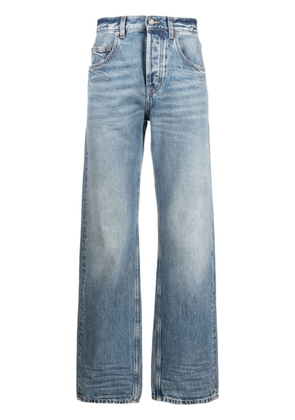 Saint Laurent mid-rise straight-leg jeans - Blue