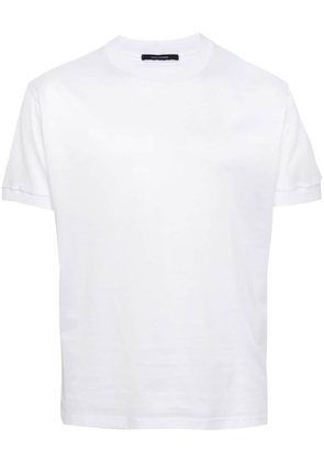 Tagliatore plain cotton T-shirt - White