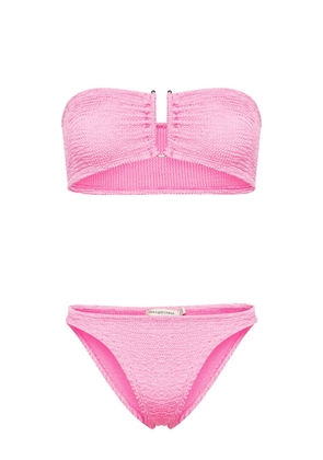 PARAMIDONNA Frida crinkled bikini set - Pink