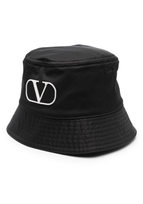 Valentino Garavani VLogo-embroidered bucket hat - Black
