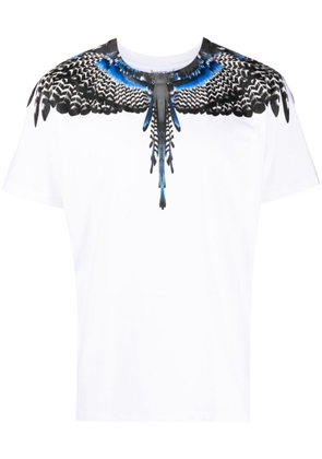 Marcelo Burlon County of Milan wings-print short-sleeve T-shirt - White