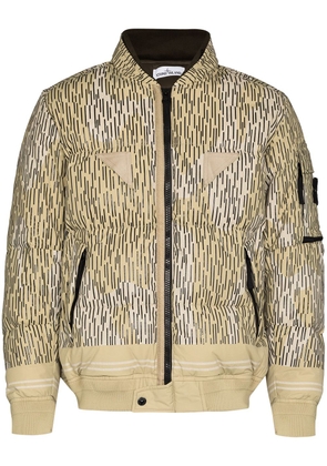Stone Island Rain Camo puffer jacket - Neutrals