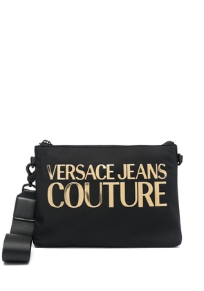 Versace Jeans Couture logo-print clutch bag - Black