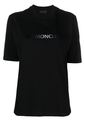 Moncler logo-print cotton T-shirt - Black