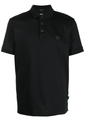 BOSS plain polo shirt - Black