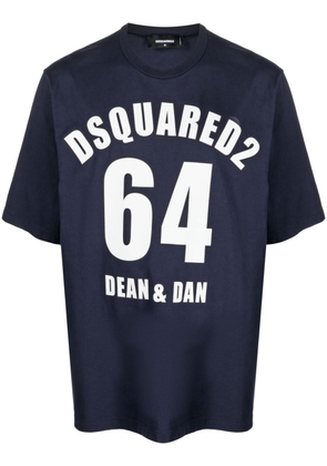 Dsquared2 logo-print short-sleeve T-shirt - Blue