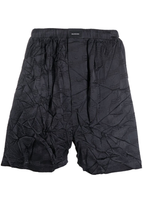 Balenciaga BB Monogram jacquard pajama shorts - Grey