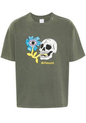 Alchemist graphic-print cotton T-shirt - Green