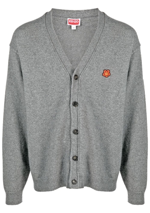 Kenzo long-sleeve wool cardigan - Grey