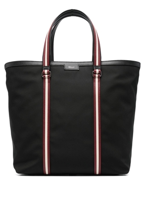 Bally stripe-detail tote bag - Black