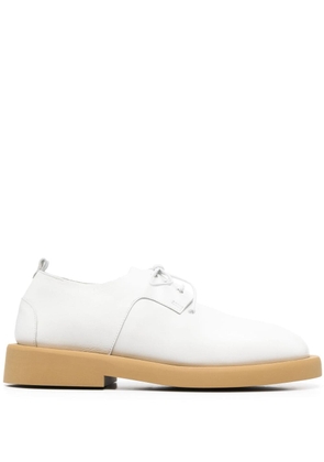 Marsèll lace-up leather derby shoes - White