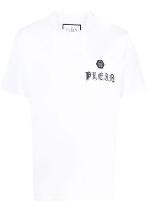 Philipp Plein chest logo-print detail T-shirt - White