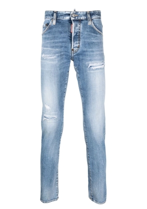 Dsquared2 distressed straight-leg jeans - Blue