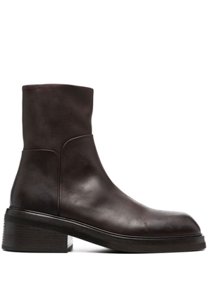 Marsèll square-toe ankle boots - Brown