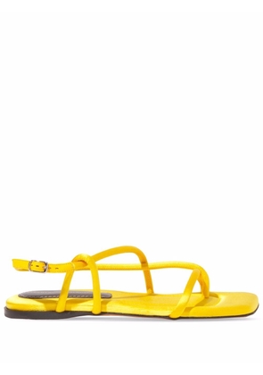 Proenza Schouler square strappy sandals - Yellow