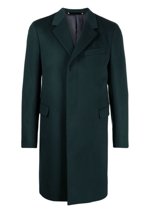 Paul Smith single-breasted wool-cashmere blend coat - Green