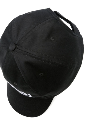 Marni logo-embroidered cotton baseball cap - Black