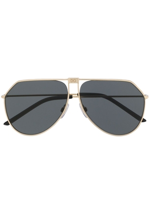 Dolce & Gabbana Eyewear DG2248 pilot-frame sunglasses - Gold