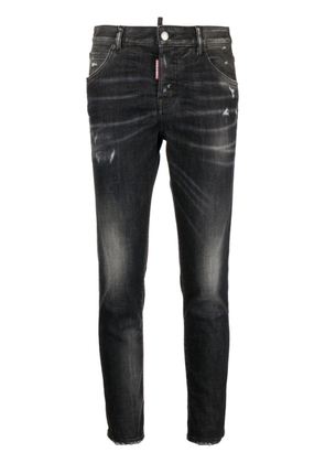 Dsquared2 cropped low-rise skinny jeans - Black
