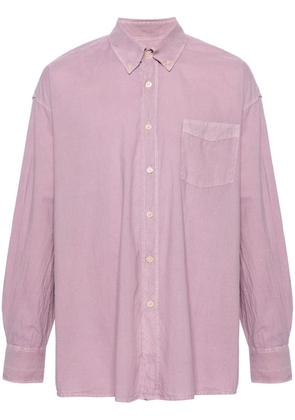 OUR LEGACY Borrowed BD cotton shirt - Purple