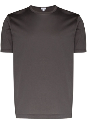 Sunspel round-neck short-sleeve T-shirt - Grey
