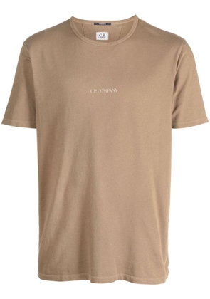 C.P. Company logo-print t-shirt - Brown