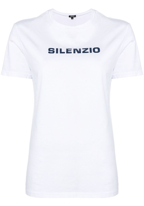 ASPESI Silenzio print T-shirt - White