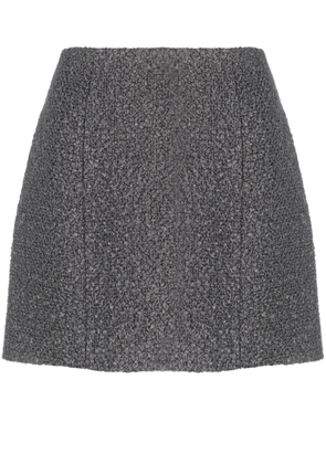 Patou textured-knit mini skirt - Grey