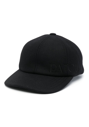 Patou embroidered-logo felt cap - Black