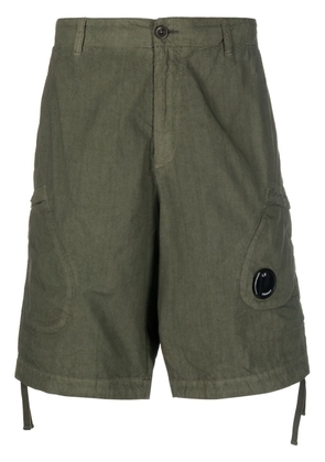 C.P. Company multi-pocket cotton Bermuda shorts - Green