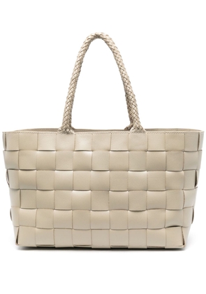 DRAGON DIFFUSION Japan leather tote bag - Neutrals