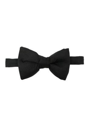 TOM FORD textured bow tie - Black