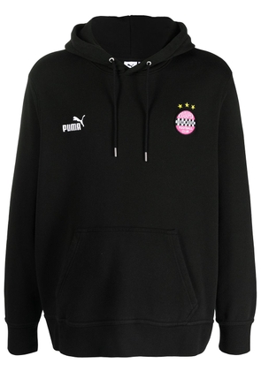 PUMA logo-printed hoodie - Black