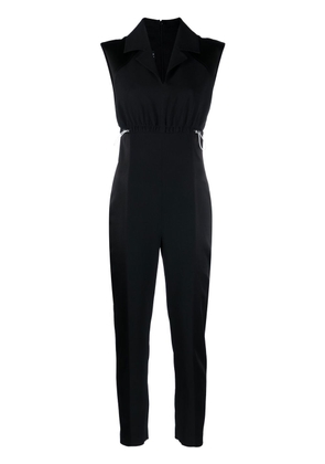 Boutique Moschino panelled sleeveless jumpsuit - Black