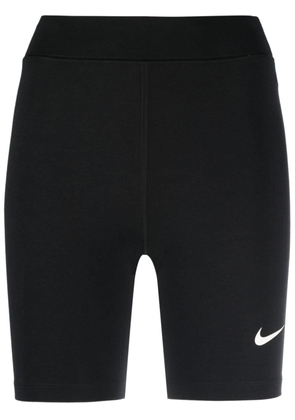 Nike logo-print cycling shorts - Black