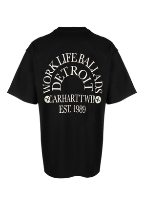 Carhartt WIP Work Varsity organic cotton T-shirt - Black