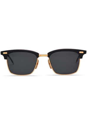 Thom Browne Eyewear square-frame tinted sunglasses - Black