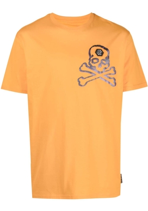 Philipp Plein Skull&Bones cotton T-shirt - Orange
