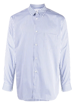 Comme Des Garçons Shirt striped cotton shirt - White
